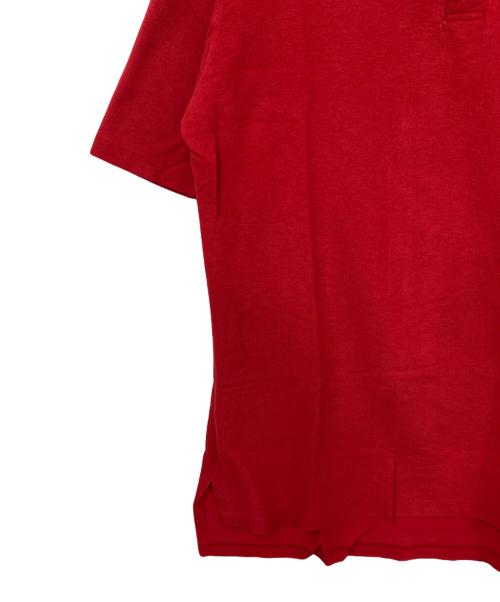 LAND'S END（ランズエンド）LAND'S END (ランズエンド) ポロシャツ レッド サイズ:Lの古着・服飾アイテム