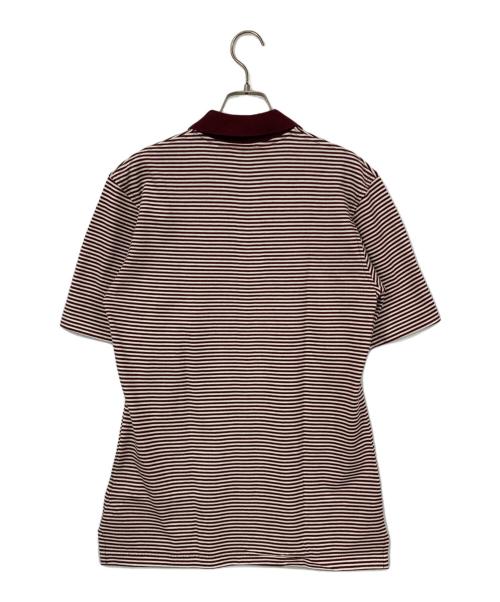 BURBERRY（バーバリー）BURBERRY (バーバリー) ポロシャツ ブラウン×ホワイト サイズ:Sの古着・服飾アイテム