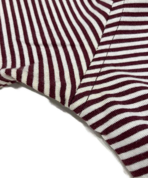 BURBERRY（バーバリー）BURBERRY (バーバリー) ポロシャツ ブラウン×ホワイト サイズ:Sの古着・服飾アイテム