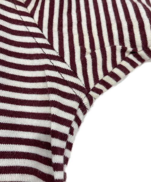 BURBERRY（バーバリー）BURBERRY (バーバリー) ポロシャツ ブラウン×ホワイト サイズ:Sの古着・服飾アイテム