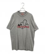 DISNEYディズニー）の古着「刺繍プリントTシャツ」｜グレー