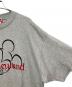 中古・古着 DISNEY (ディズニー) 刺繍プリントTシャツ グレー サイズ:XL：4000円