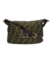 FENDI（フェンディ）の古着「ズッカ柄ショルダーバッグ」｜ブラウン