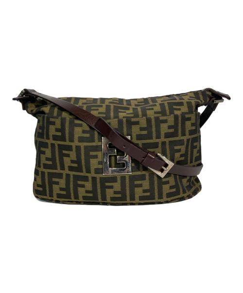 FENDI（フェンディ）FENDI (フェンディ) ズッカ柄ショルダーバッグ ブラウンの古着・服飾アイテム