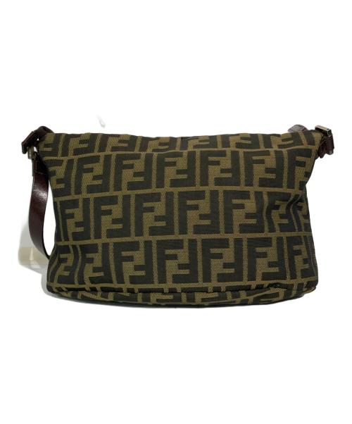 FENDI（フェンディ）FENDI (フェンディ) ズッカ柄ショルダーバッグ ブラウンの古着・服飾アイテム