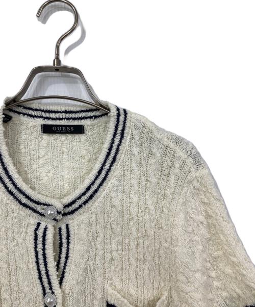 GUESS（ゲス）GUESS (ゲス) Button-Up Cardigan Sweater アイボリー サイズ:XSの古着・服飾アイテム
