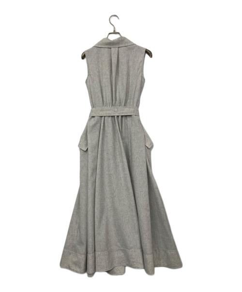 LAGUNA MOON（ラグナムーン）LAGUNA MOON (ラグナムーン) アシメヘムトレンチワンピース グレー サイズ:Sの古着・服飾アイテム