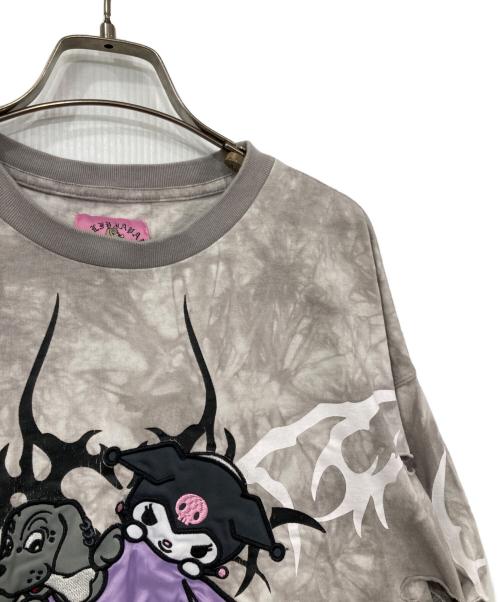 GALFY（ガルフィー）GALFY (ガルフィー) クロミ (クロミ) イルガルフィームラ染めロンTee グレー サイズ:Lの古着・服飾アイテム