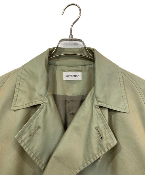 Aresense（アーセンス）Aresense (アーセンス) タマムシグラントレンチコート グリーン サイズ:36の古着・服飾アイテム