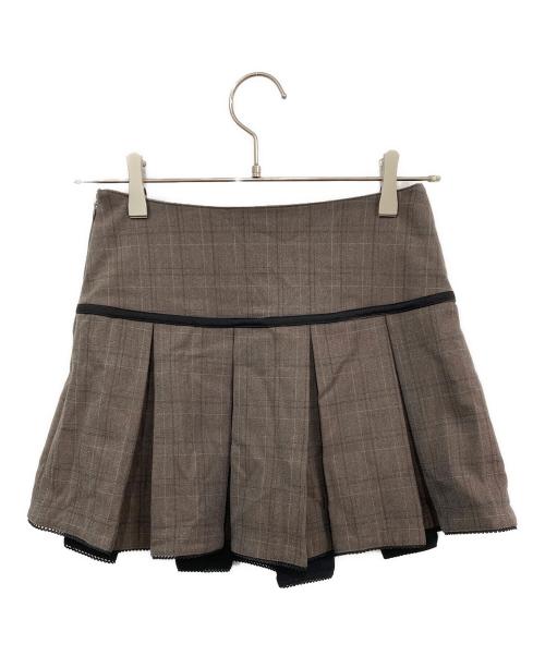 ANDMARY（アンドマリー）ANDMARY (アンドマリー) Miu pleats skirt ブラウン サイズ:Mの古着・服飾アイテム