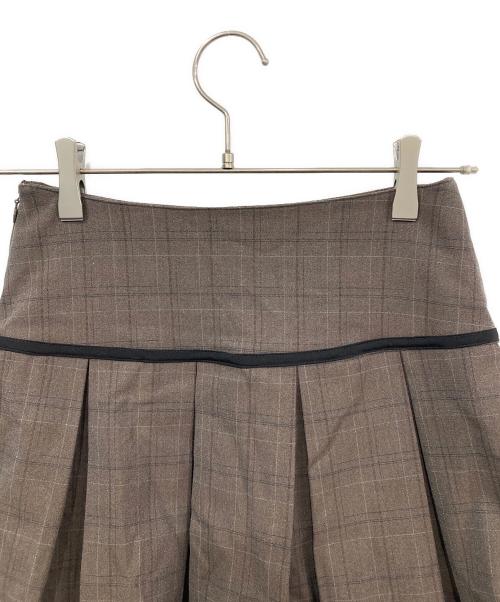 ANDMARY（アンドマリー）ANDMARY (アンドマリー) Miu pleats skirt ブラウン サイズ:Mの古着・服飾アイテム