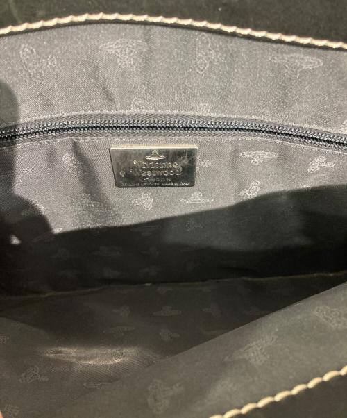 Vivienne Westwood（ヴィヴィアンウエストウッド）Vivienne Westwood (ヴィヴィアンウエストウッド) レザーブリーフケース ブラック サイズ:-の古着・服飾アイテム