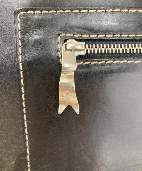 Vivienne Westwood（ヴィヴィアンウエストウッド）Vivienne Westwood (ヴィヴィアンウエストウッド) レザーブリーフケース ブラック サイズ:-の古着・服飾アイテム
