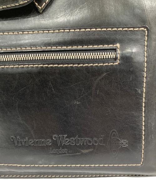 Vivienne Westwood（ヴィヴィアンウエストウッド）Vivienne Westwood (ヴィヴィアンウエストウッド) レザーブリーフケース ブラック サイズ:-の古着・服飾アイテム