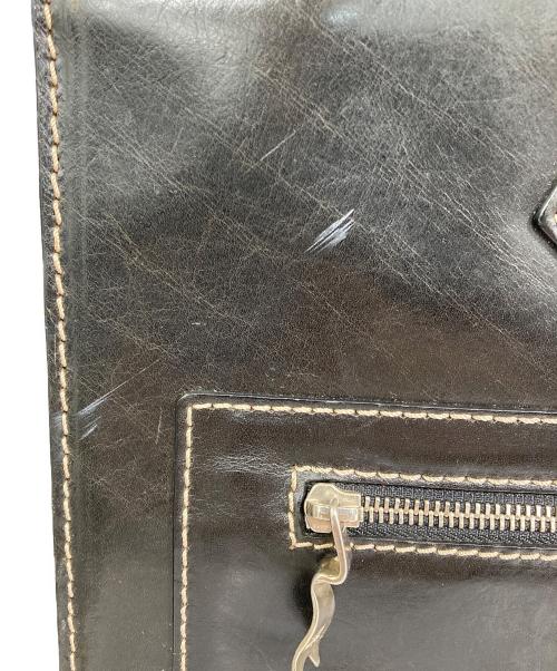 Vivienne Westwood（ヴィヴィアンウエストウッド）Vivienne Westwood (ヴィヴィアンウエストウッド) レザーブリーフケース ブラック サイズ:-の古着・服飾アイテム