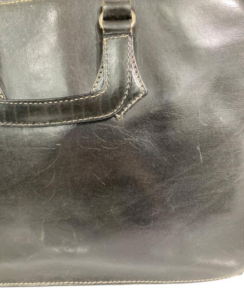 Vivienne Westwood（ヴィヴィアンウエストウッド）Vivienne Westwood (ヴィヴィアンウエストウッド) レザーブリーフケース ブラック サイズ:-の古着・服飾アイテム