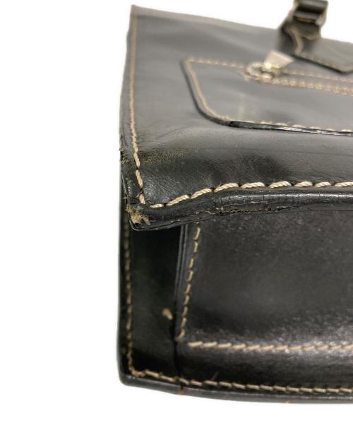 Vivienne Westwood（ヴィヴィアンウエストウッド）Vivienne Westwood (ヴィヴィアンウエストウッド) レザーブリーフケース ブラック サイズ:-の古着・服飾アイテム