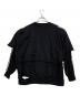 SeeSew (シーソー) LAYERD DAMAGE SWEAT/レイヤードダメージスウェット ブラック サイズ:M：5000円