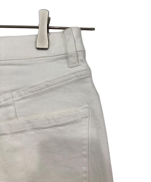 Resexxy（リゼクシー）Resexxy (リゼクシー) カットアウトリボンデニムパンツ ホワイト サイズ:S 未使用品の古着・服飾アイテム