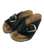 BIRKENSTOCKビルケンシュトック）の古着「arosa big buckle/アローサビッグバックル」｜ブラック