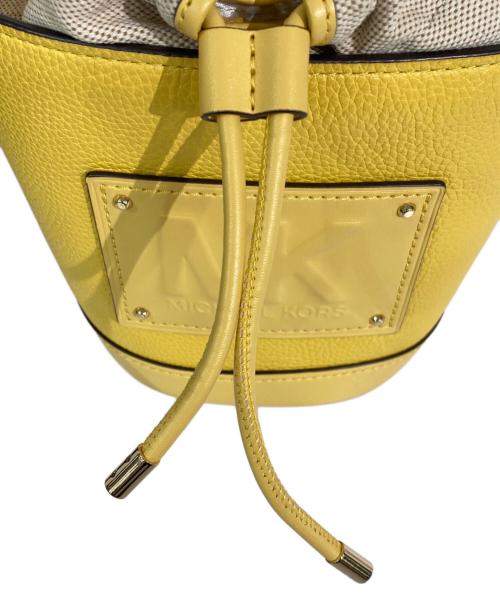 MICHAEL KORS（マイケルコース）MICHAEL KORS (マイケルコース) MKロゴ2WAYバッグ/キンバリー イエローの古着・服飾アイテム