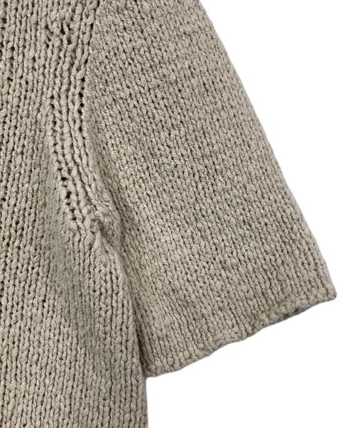 Plage（プラージュ）Plage (プラージュ) Italian yarn CO half ニット ベージュ サイズ:Fの古着・服飾アイテム