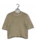 Plage（プラージュ）の古着「Italian yarn CO half ニット」｜ベージュ