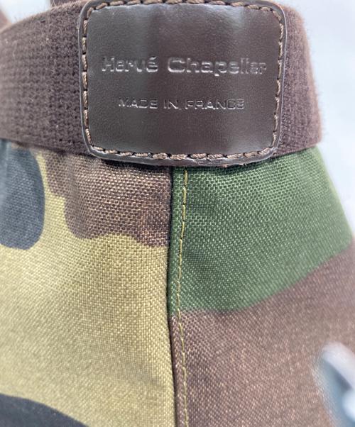 Herve Chapelier（エルベシャプリエ）Herve Chapelier (エルベシャプリエ) コーデュラ舟型トートM 迷彩 オリーブの古着・服飾アイテム
