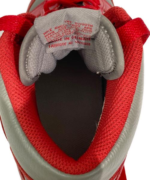 NIKE（ナイキ）NIKE (ナイキ) DUNK HI RETRO QS/ダンク ハイ レトロ クイックストライク グレー×レッド サイズ:US9.5の古着・服飾アイテム