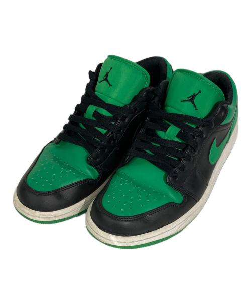 NIKE（ナイキ）NIKE (ナイキ) AIR JORDAN 1 LOW/ エア ジョーダン 1 ロー グリーン×ブラック サイズ:US9.5の古着・服飾アイテム
