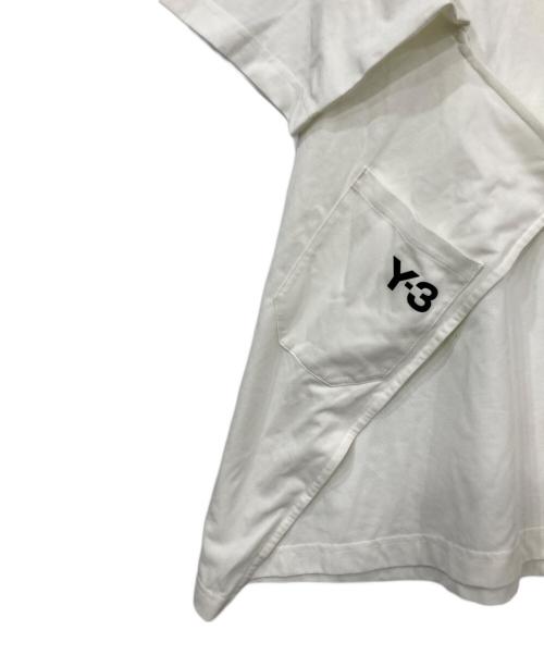 Y-3（ワイスリー）Y-3 (ワイスリー) Sail Closure Short Sleeve Tee ホワイト サイズ:Sの古着・服飾アイテム