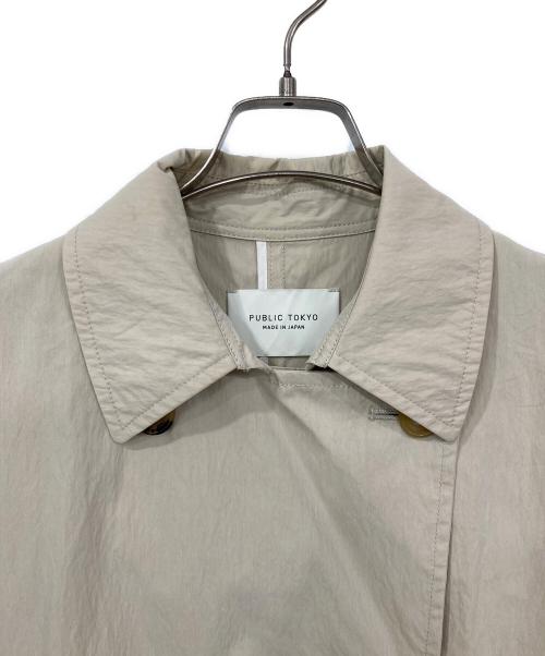 PUBLIC TOKYO（パブリックトウキョウ）PUBLIC TOKYO (パブリックトウキョウ) スリーブレストレンチコート ベージュ サイズ:Fの古着・服飾アイテム