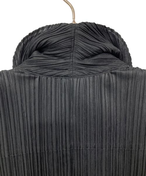 PLEATS PLEASE（プリーツプリーズ）PLEATS PLEASE (プリーツプリーズ) ロングプリーツジャケット ブラック サイズ:4の古着・服飾アイテム