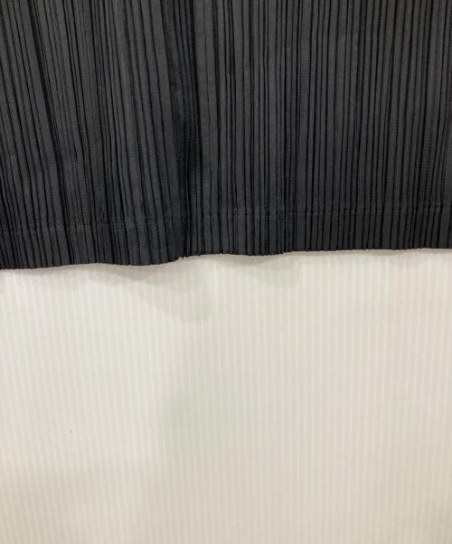 PLEATS PLEASE（プリーツプリーズ）PLEATS PLEASE (プリーツプリーズ) ロングプリーツジャケット ブラック サイズ:4の古着・服飾アイテム