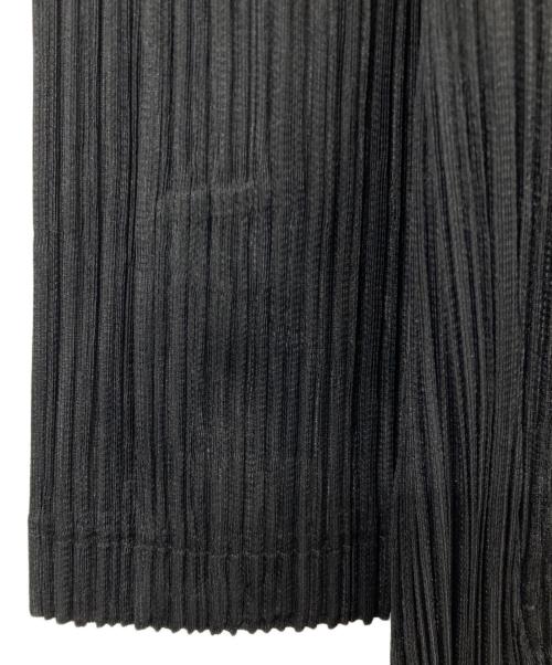 PLEATS PLEASE（プリーツプリーズ）PLEATS PLEASE (プリーツプリーズ) ロングプリーツジャケット ブラック サイズ:4の古着・服飾アイテム