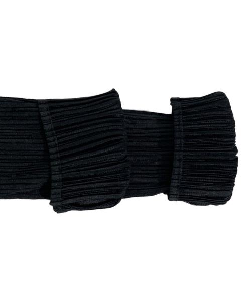 PLEATS PLEASE（プリーツプリーズ）PLEATS PLEASE (プリーツプリーズ) プリーツジップアップブルゾン ブラック サイズ:3の古着・服飾アイテム