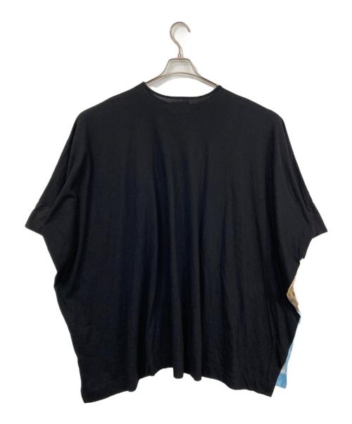 Vivienne Westwood ANGLOMANIA（ヴィヴィアンウエストウッドアングロマニア）Vivienne Westwood ANGLOMANIA (ヴィヴィアンウエストウッドアングロマニア) ピカデリーサーカスアップサイドダウンTシャツ ブラック サイズ:38の古着・服飾アイテム
