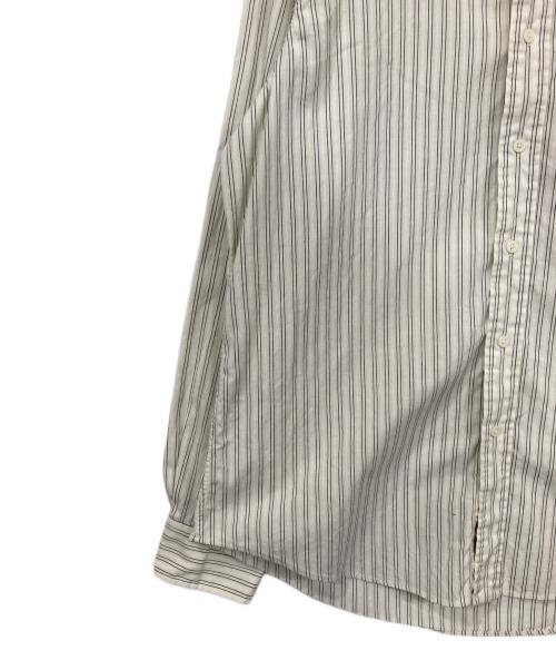 POLO RALPH LAUREN（ポロ・ラルフローレン）POLO RALPH LAUREN (ポロ・ラルフローレン) 丸襟ストライプシャツ ベージュ サイズ:Lの古着・服飾アイテム