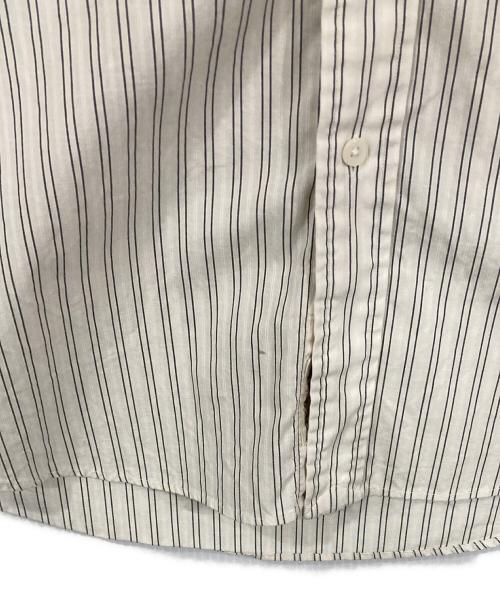 POLO RALPH LAUREN（ポロ・ラルフローレン）POLO RALPH LAUREN (ポロ・ラルフローレン) 丸襟ストライプシャツ ベージュ サイズ:Lの古着・服飾アイテム