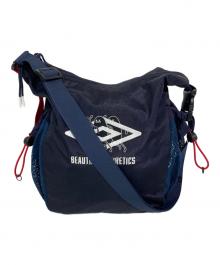 UMBRO×graniph（アンブロ×グラニフ）の古着「ショルダーバッグ」｜ネイビー×レッド