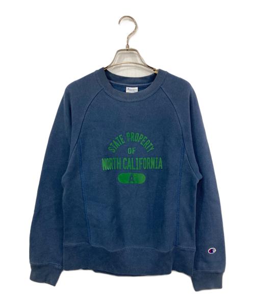 Champion REVERSE WEAVE（チャンピオン リバース ウィーブ）Champion REVERSE WEAVE (チャンピオン リバース ウィーブ) スウェット ネイビー サイズ:MEDIUMの古着・服飾アイテム