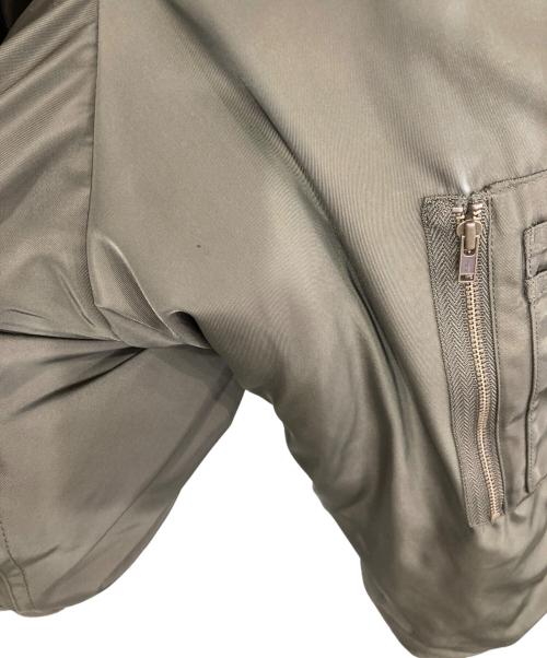 ALEXIA STAM（アリシアスタン）ALEXIA STAM (アリシアスタン) Fur Hooded Bomber Jacket オリーブ サイズ:Fの古着・服飾アイテム