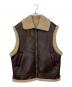 INSCRIRE（アンスクリア）の古着「Synthetic B-3 Vest」｜ブラウン