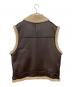 INSCRIRE (アンスクリア) Synthetic B-3 Vest ブラウン サイズ:36：18000円