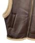 中古・古着 INSCRIRE (アンスクリア) Synthetic B-3 Vest ブラウン サイズ:36：18000円