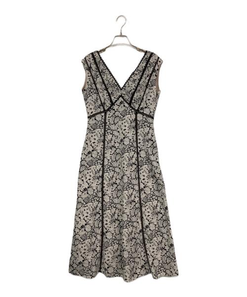 HER LIP TO（ハーリップトゥ）Her lip to (ハーリップトゥ) Trimmed Floral Dress ブラック サイズ:Mの古着・服飾アイテム