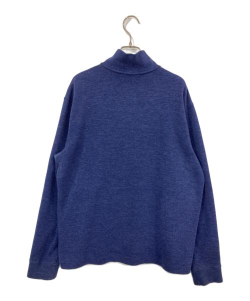POLO RALPH LAUREN（ポロ・ラルフローレン）POLO RALPH LAUREN (ポロ・ラルフローレン) ハーフジップニット ネイビー サイズ:Mの古着・服飾アイテム