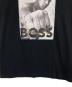 中古・古着 BOSS (ボス) モハメドアリGOATプリントTシャツ ブラック サイズ:M：6000円