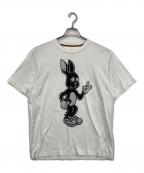 PAUL SMITHポールスミス）の古着「バニープリントT」｜ホワイト