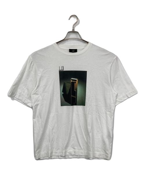 dunhill（ダンヒル）dunhill (ダンヒル) ライタープリントTシャツ ホワイト サイズ:Mの古着・服飾アイテム